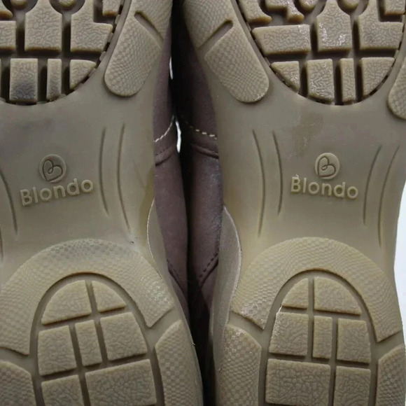 Blondo Small Wedge Leather Upper Ballet Flats w/ 2 Elastic Cross Straps Sze 7.5W - Picture 15 of 15